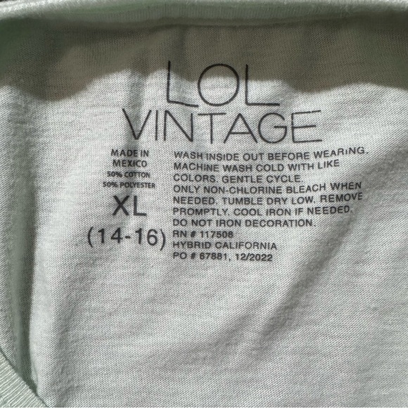 Girls | Size XL 14/16 | Mint Green | Yosemite Tee - Picture 3 of 3